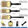 Great Andrew Paint Brushes, 30 PCS (2" 3" Flat &