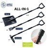 Supply Solutions 3-in-1 Collapsible Snow Shovel Kit for Car Emergency