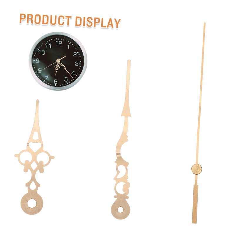 TEHAUX 1 Set Elegant DIY Clock Hands Wear Resistant Aluminum