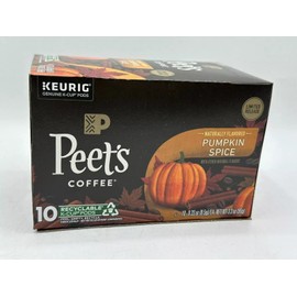 Peet's Coffee Pumpkin Spice 10 K-Cup PODS - READ DESCRIPTION