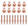 KEMAO 9-8212 90/100A Nozzle Tips 9-8215 Electrode, 20Pack, Fit for