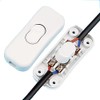 Inline Appliance Switch, On-Off DPST Control Rocker Lamp Switch for
