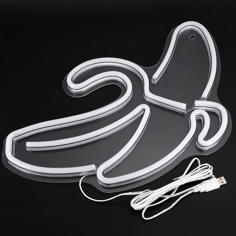 Banana Shaped LED Neon Lights Art Wall Decorative Lights for
