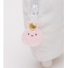 San-X Sumikko Gurashi PB69301 Plush Pass Case with Reel Shirokuma