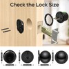 GeekTale Smart Deadbolt Lock with Passage Door Knob, Fingerprint Deadbolt