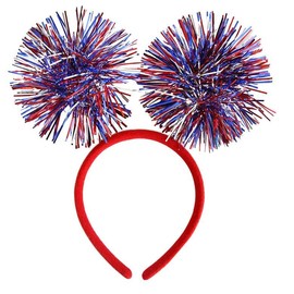 COLORFUL BLING Patriotic Head Boppers Headband 4th of July Independence Day Party Hair Accessories American Flag Decorations