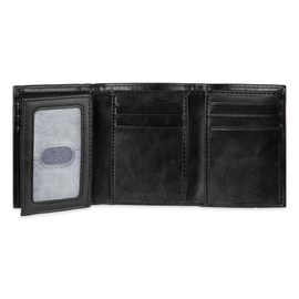 Dockers Men's Slim Trifold Wallet, Black Jack, One Size
