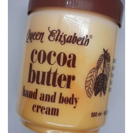 QUEEN ELIZABETH COCO BUTTER HAND,FACE AND BODY JAR CREAM 500ML 16.90 FLOZ...