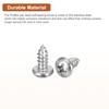 DTGN #8x3/8 Phillips Pan Head Self-Tapping Screw - 100Pack -