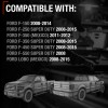 T1A Tailgate Handle for Ford F-Series, Lobo - Chrome, w/