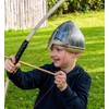 BestSaller 1428 Children's Knight Helmet Archer Silver / Gold Plastic