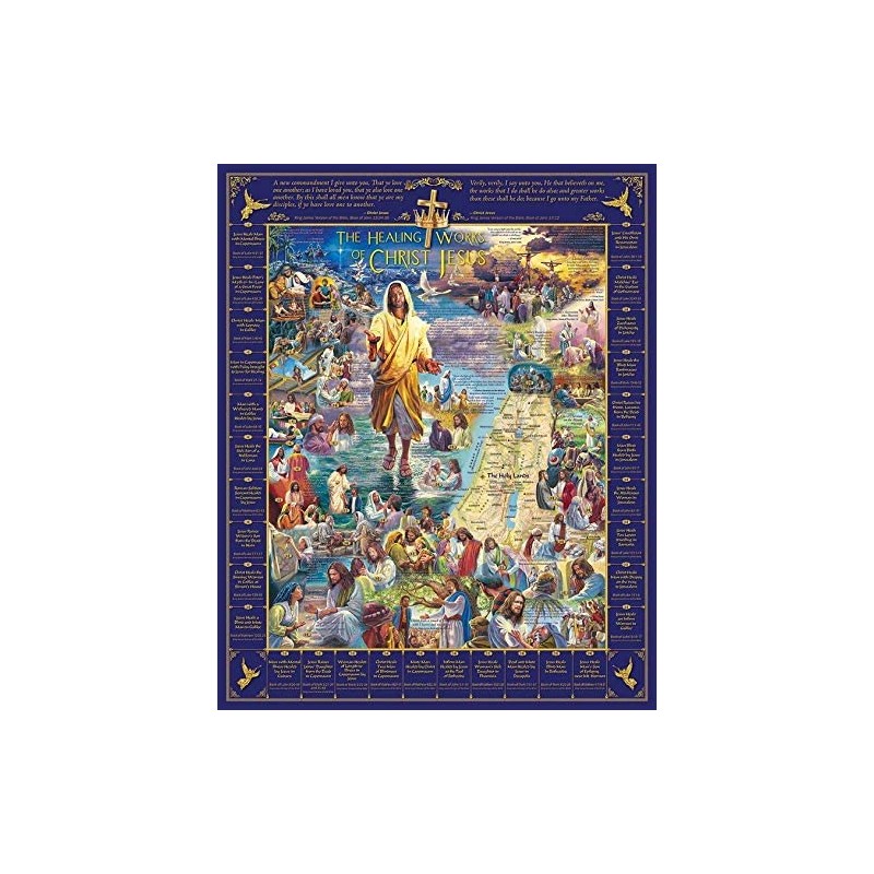 Healing Jesus Jigsaw Puzzle 1000pc 610x760mm