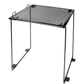 Piffny Versatile Metal Mesh Organizer Shelf, Stackable, for Standard Size School Lockers, Also for Gym and Work Lockers, or Even Kitchen Cabinets & Under Sink Organization