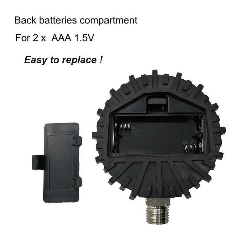 Uharbour Digital Air Pressure Gauge with 1/4'' NPT Bottom Connector