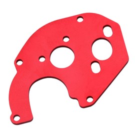 Aluminum Motor Mount Barrage Motor Plate Adapter for Axial SCX24 1/24 RC Crawler Cars Trucks Models (Red)