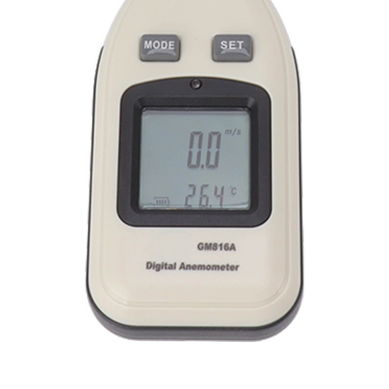 Digital Anemometer with LCD Display Wind Speed and Temperature Meter