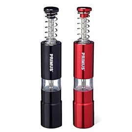 Primus Salt & Pepper Mill 2 Pack Set (1 Red, 1 Black)