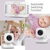 AXVUE Video Baby Monitor, Comfortable Slim Design Handheld Enclosure, 4.3"