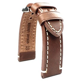 22mm Catalonia brown Vintage Watchstrap