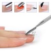 YFFSFDC Cuticle Nipper, Cuticle Pusher, Cuticle Cutter, Nail File, Set