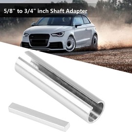 5/8 Bore to 3/4 Sleeve, 3/4 In Bore Bushing for Clutch Drive, 5/8" to 3/4" inch Shaft Adapter Pulley Bore Reducer Sleeve Bushing Sheave & Key