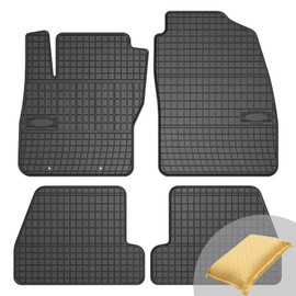 FROGUM EL Toro Rubber Mats All Year Round Set of Car Floor Mats for Ford Focus III 2010-2018 | Durable Rubber Material | 1.5 cm Protective Edge