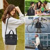 Insulated Lunch Bag, Portable Cooler Bag, Leakproof, Black
