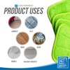 Reusable Microfibre Mop Pads Refills Compatible with Flash Power Mop,