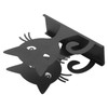 2pcs Metal Napkin Holder Innovative Hollow Out Cat Shape Paper