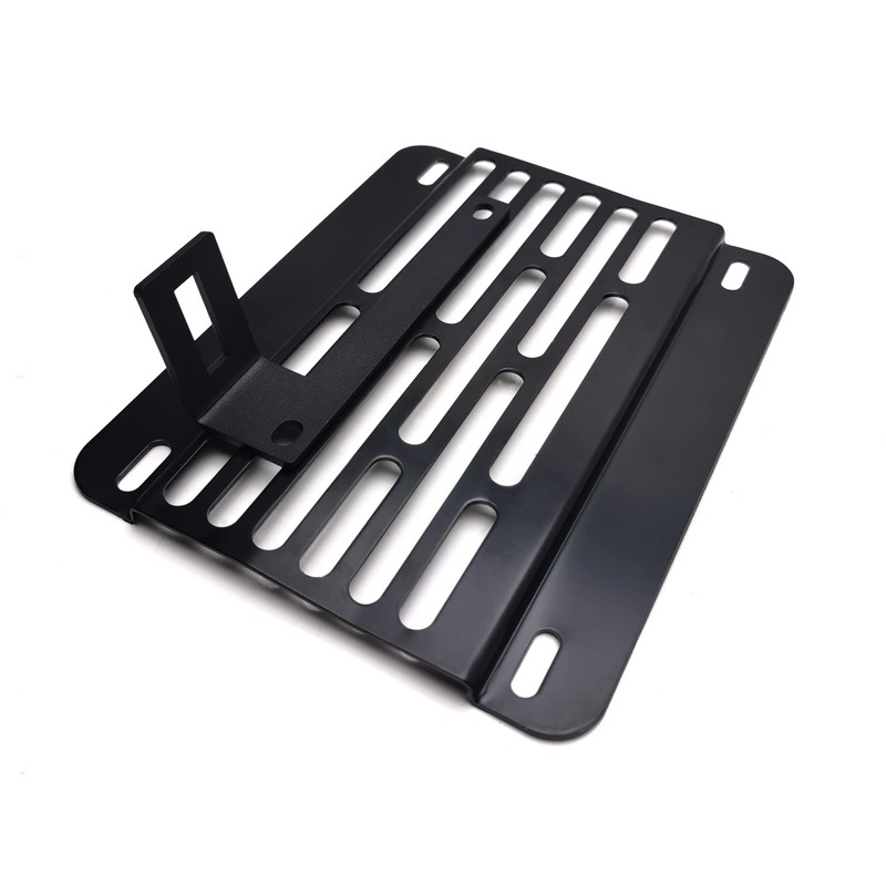 iJDMTOY No Drill Required Modular Steel Bumper Mount License Plate