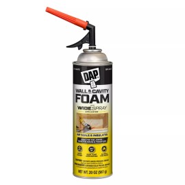 DAP Wall and Cavity Foam with Wide Spray Applicator Aerosol, 20 oz Can