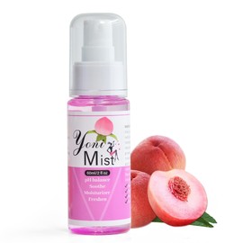 Peach Yoni Mist Deodorant Freshening Spray with Probiotics, 2 fl oz/60 ml for Women Block and Remove Odor, vaginal odor eliminatorHygiene Spray for Panty Private Parts