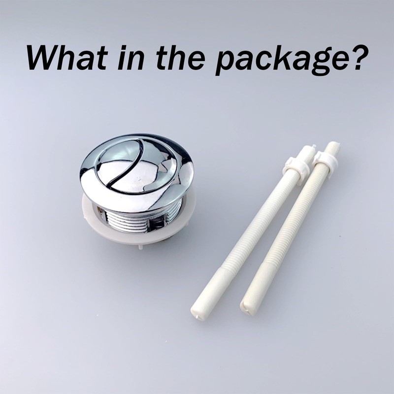 58mm/2.2 inch Toilet Tank Button Toilet Button Flush Button Replacement