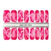 Glam Girl Nails Hot Pink Marble Nail Polish Strips / Nail Wraps / Nail Stickers