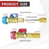 Chillerk 2 Pack R134A Valve Core Quick Remover Installer Tool,High