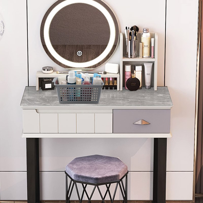 Annkky Plastic Small Storage Baskets, 4 Packs Kitchen Cupboard Baskets