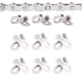 9 Pairs Bicycle Missing Link Reusable Bicycle Chain Connector 6-7-8 9 10 Speed Bike Quick Release Chain for Mountain Road Bike