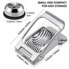 Egg Cutter with Egg Cutter, Stainless Steel Egg Cutter, Dishwasher