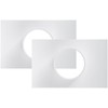 Vent Systems 4" Inch White Duct Connector Flange – 2