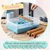 4 Pcs 9 Inch Textured Paint Roller Covers Mud Rollers
