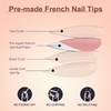ZAHRVIA French Press On Nails - Square Full Cover Nageltips