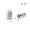 uxcell 50Pcs M3x6mm Internal Hex Socket Set Grub Screws Cone