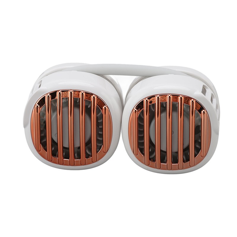 USB Charging Neck Fan Dual Fans Hands Free Super Airflow
