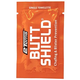 2Toms ButtShield, All Day Anti-Chafe and Blister Prevention, Waterproof and Sweatproof Protection from Saddle Sores, 6-Pack Towelettes