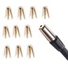 Mykepoda 12pcs/Pack Universal Brass Golf Shaft Adapter Spacer Fits .335
