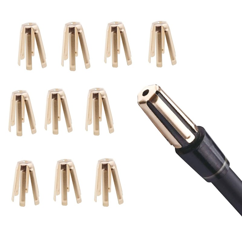 Mykepoda 12pcs/Pack Universal Brass Golf Shaft Adapter Spacer Fits .335