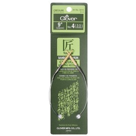 Takumi Bamboo Circular Knitting Needles 9" - Size 4/3.5mm