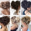 1 Pieza - Extensiones Moño Pinza Cabello Postizo Chongo Clip