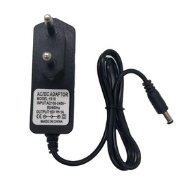 15 W Charger Compatible with Small Electronic Devices AC to DC 15 V 1 A Power Supply, Plug 5.5 mm x 2.5 (2.1) mm, Plug EU