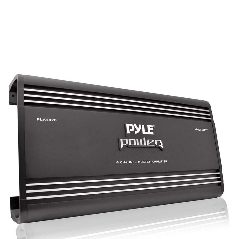 Pyle 4 Channel Car Stereo Amplifier - 4000W High Power